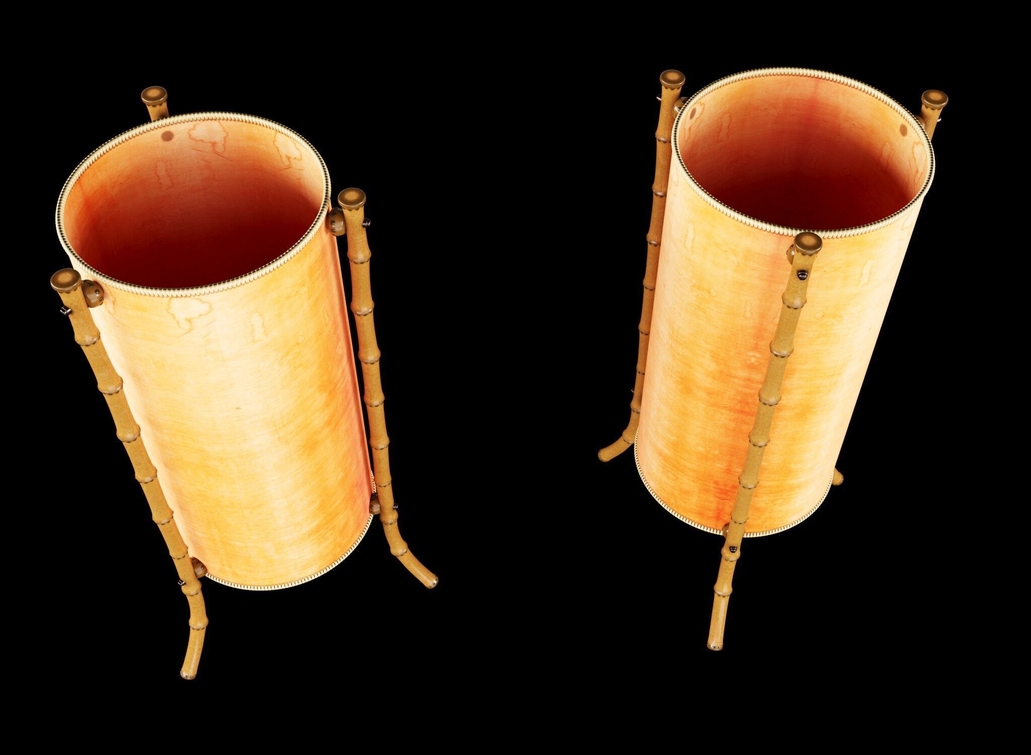 Jacques Adnet Attributed Table Lamp 3D model_3