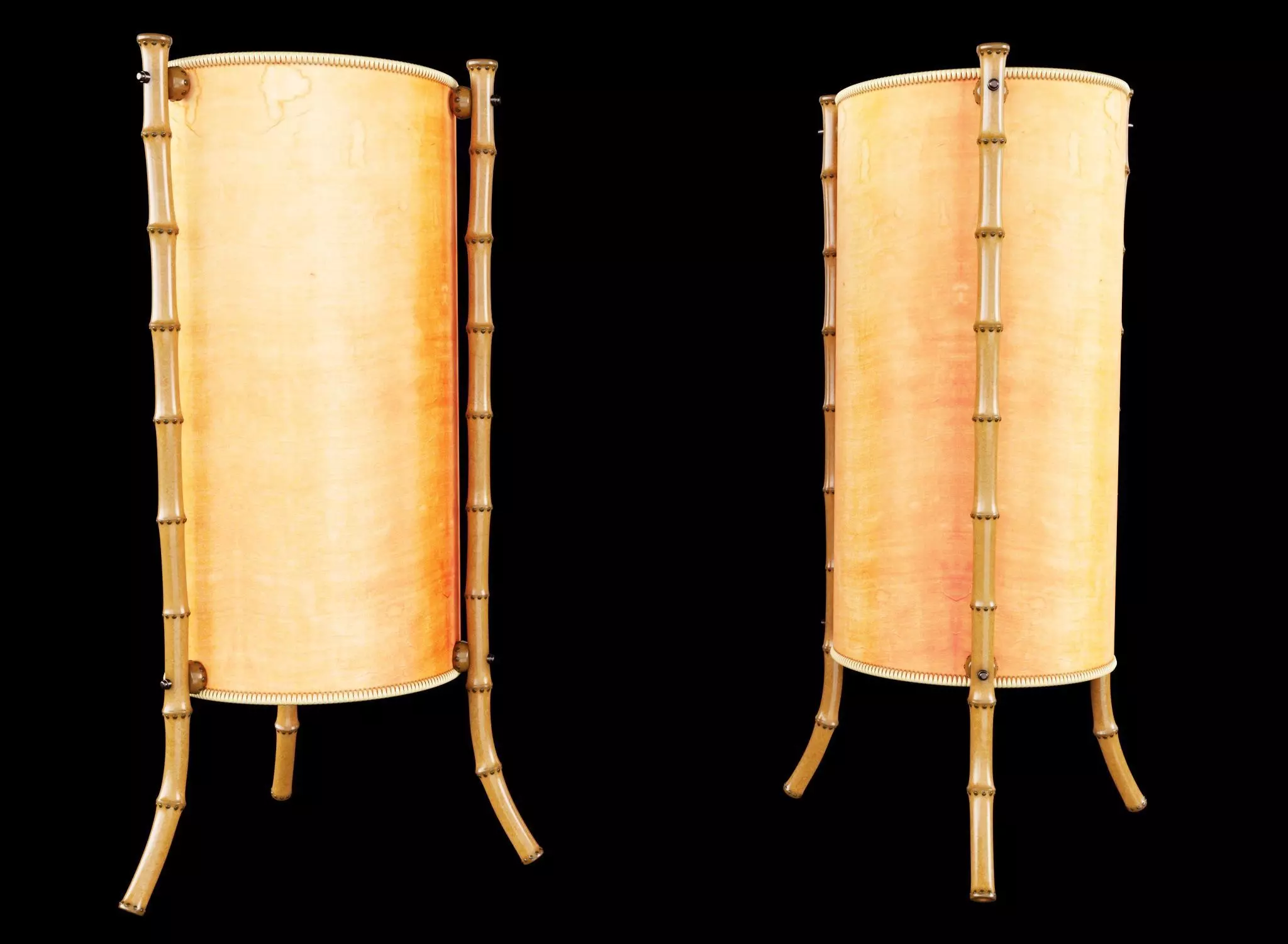 Jacques Adnet Attributed Table Lamp 3D model_0