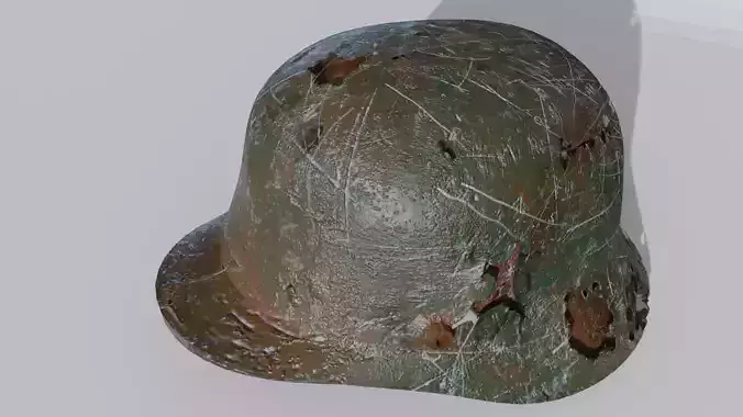 Rusted WW II Helmet