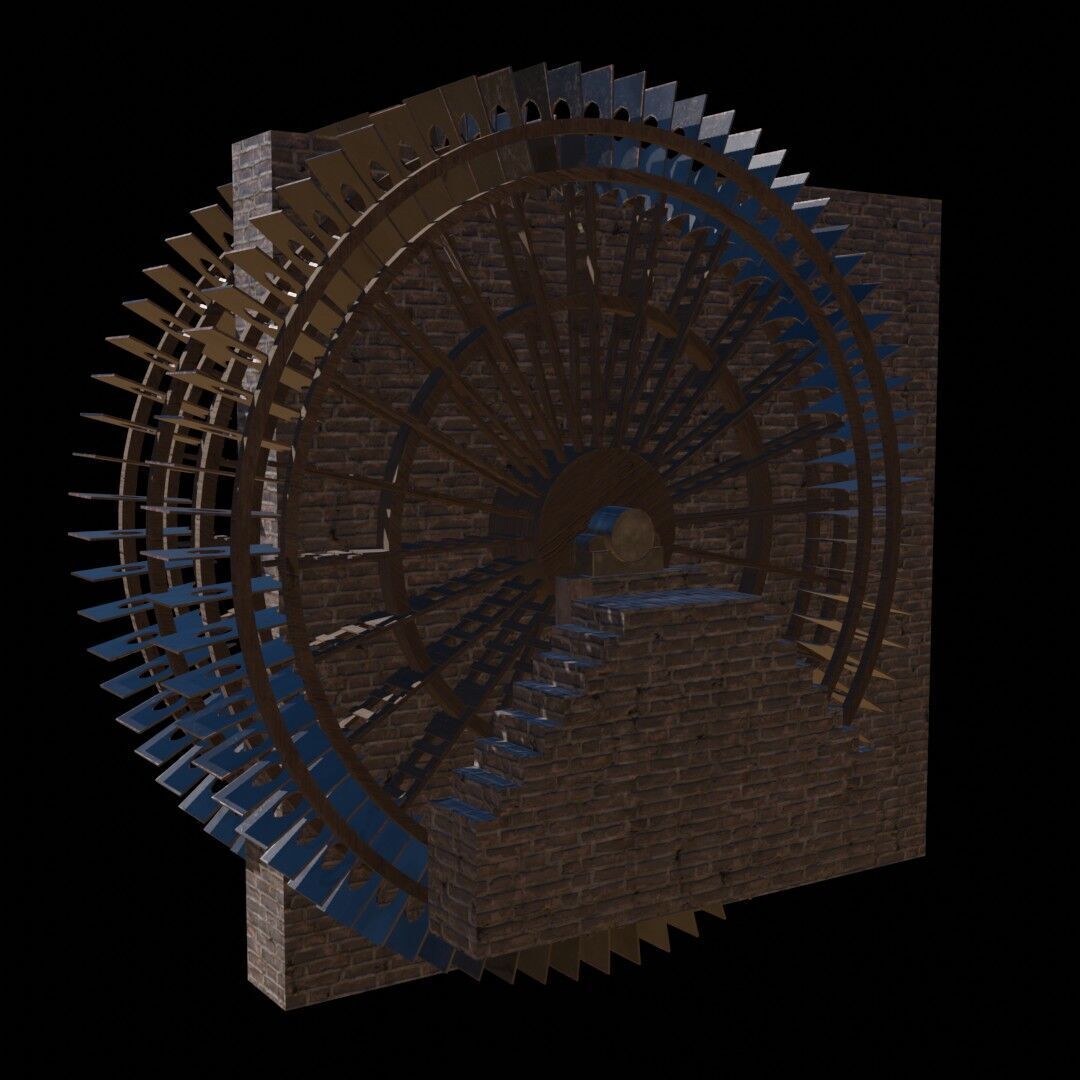 Syria Landmarks Low-poly 3D model_33