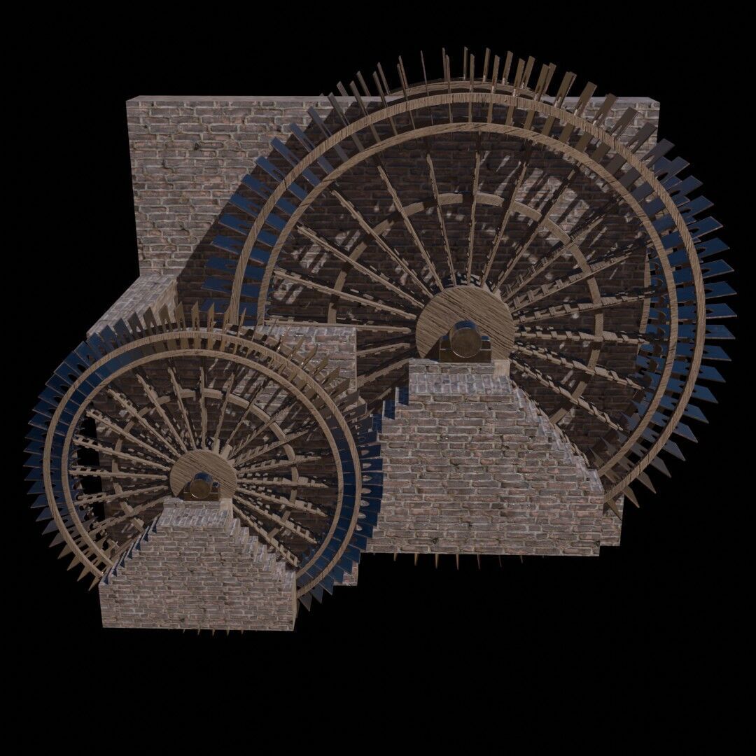 Syria Landmarks Low-poly 3D model_32