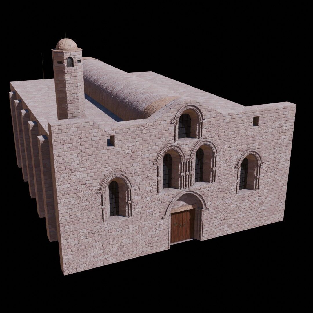 Syria Landmarks Low-poly 3D model_11