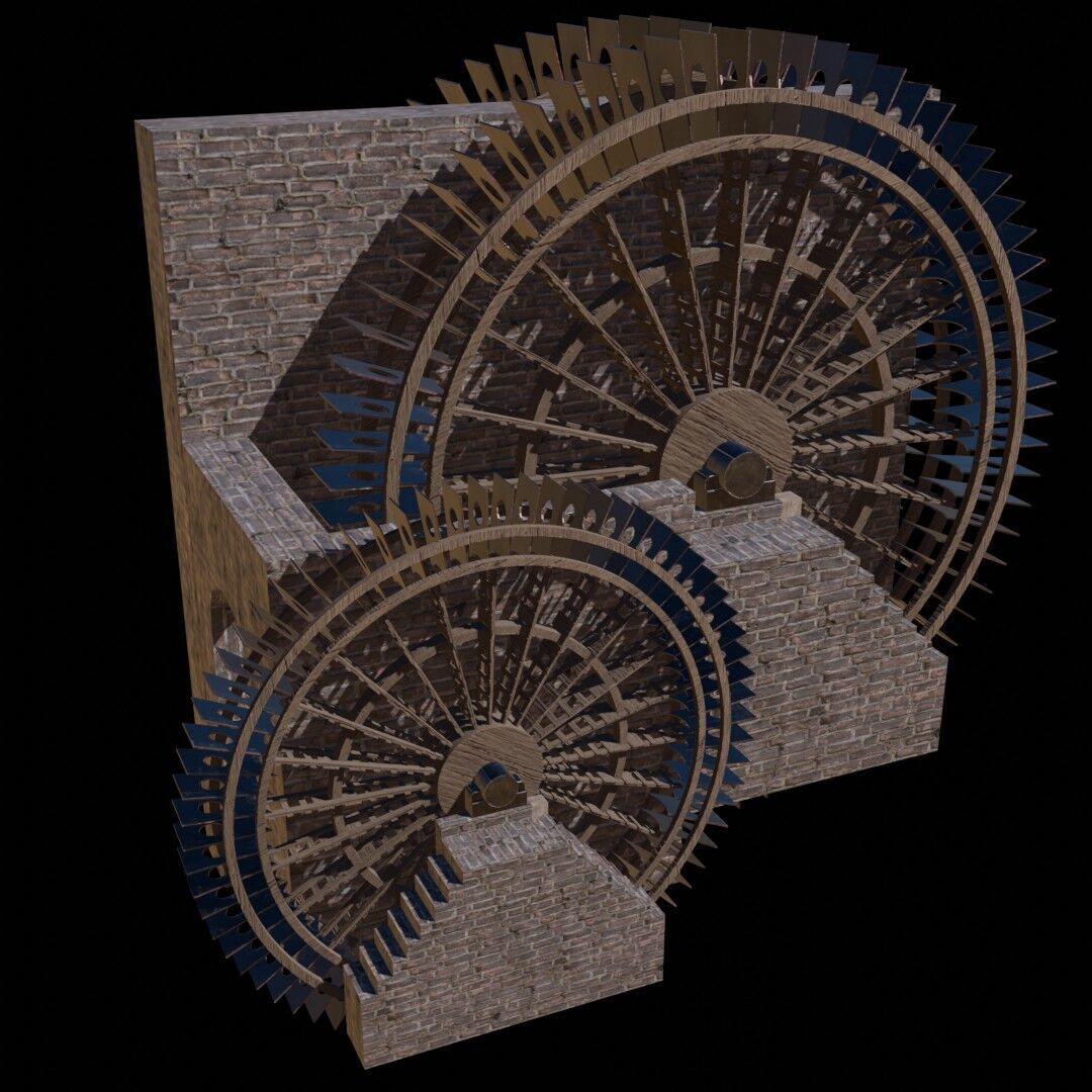 Syria Landmarks Low-poly 3D model_31