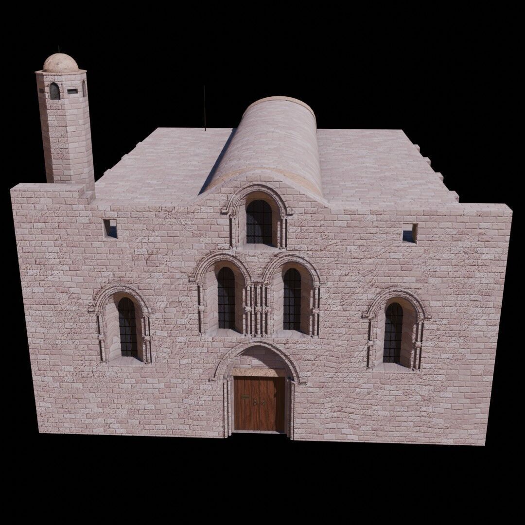 Syria Landmarks Low-poly 3D model_12