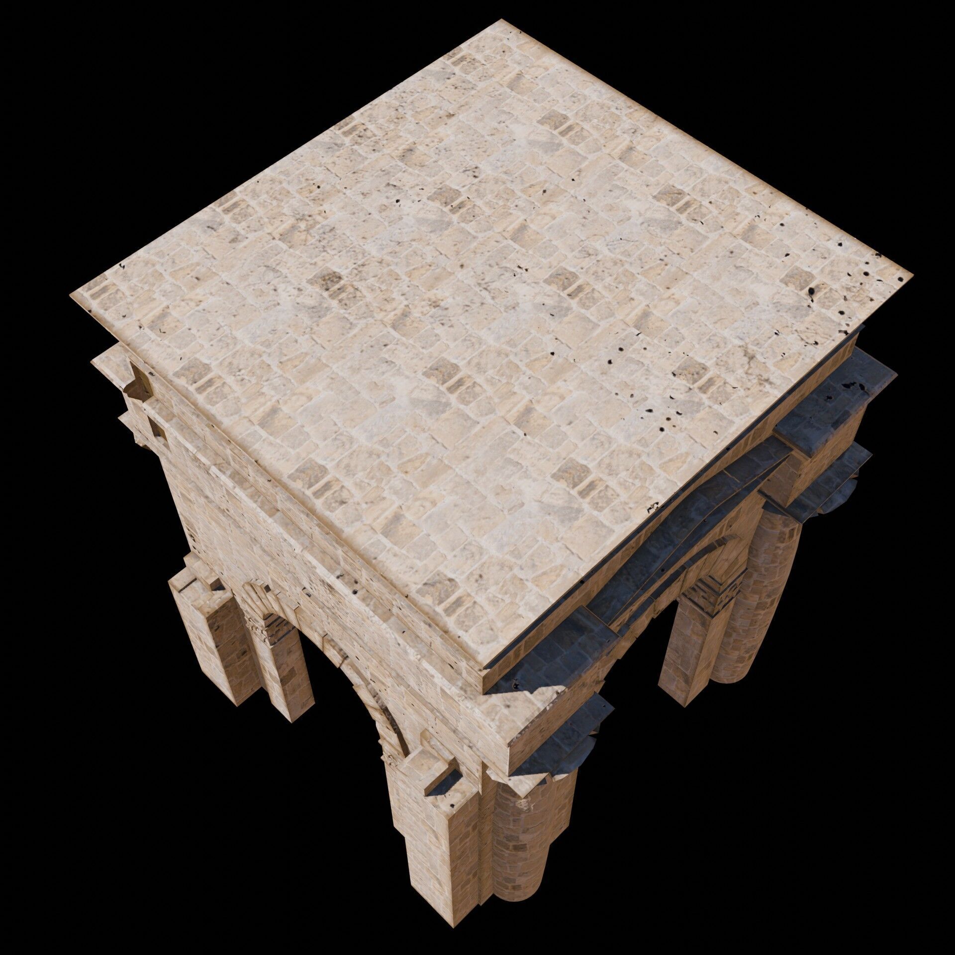 Syria Landmarks Low-poly 3D model_30