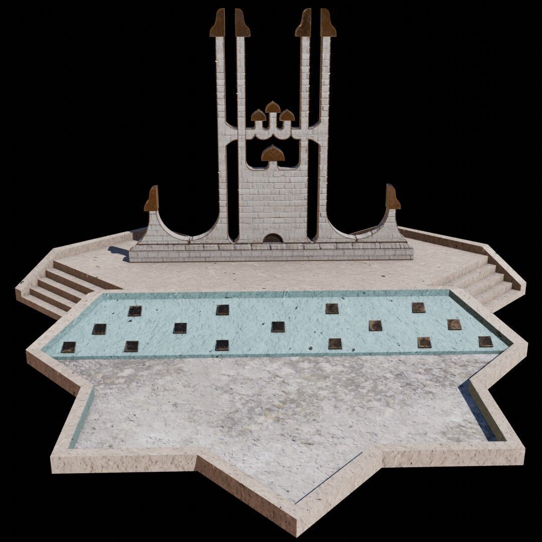 Syria Landmarks Low-poly 3D model_20