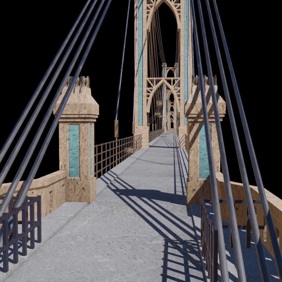 Syria Landmarks Low-poly 3D model_5