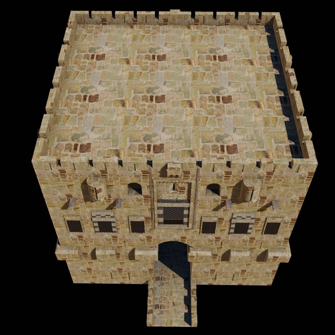 Syria Landmarks Low-poly 3D model_15