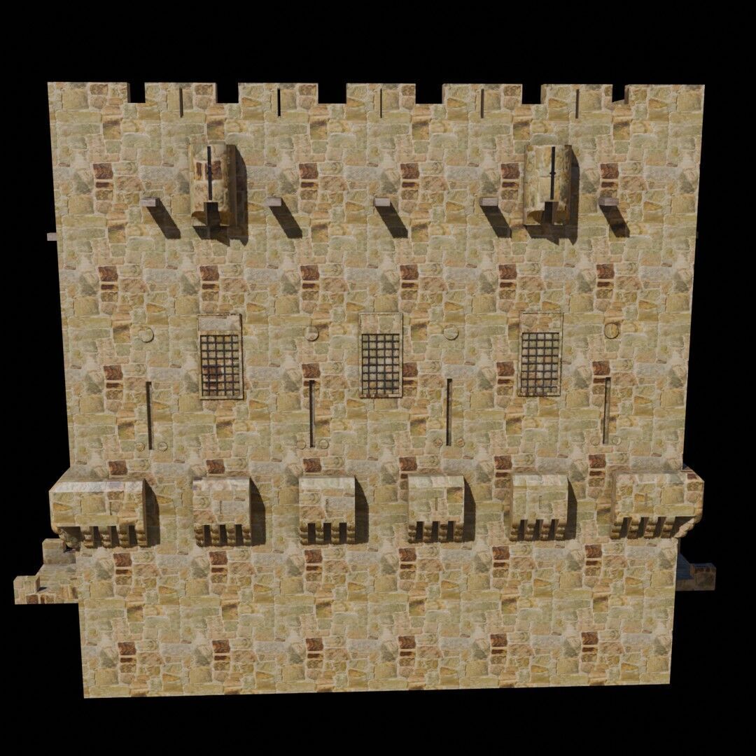 Syria Landmarks Low-poly 3D model_16