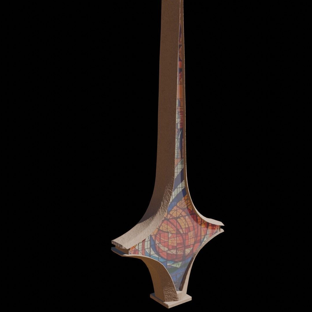 Syria Landmarks Low-poly 3D model_17