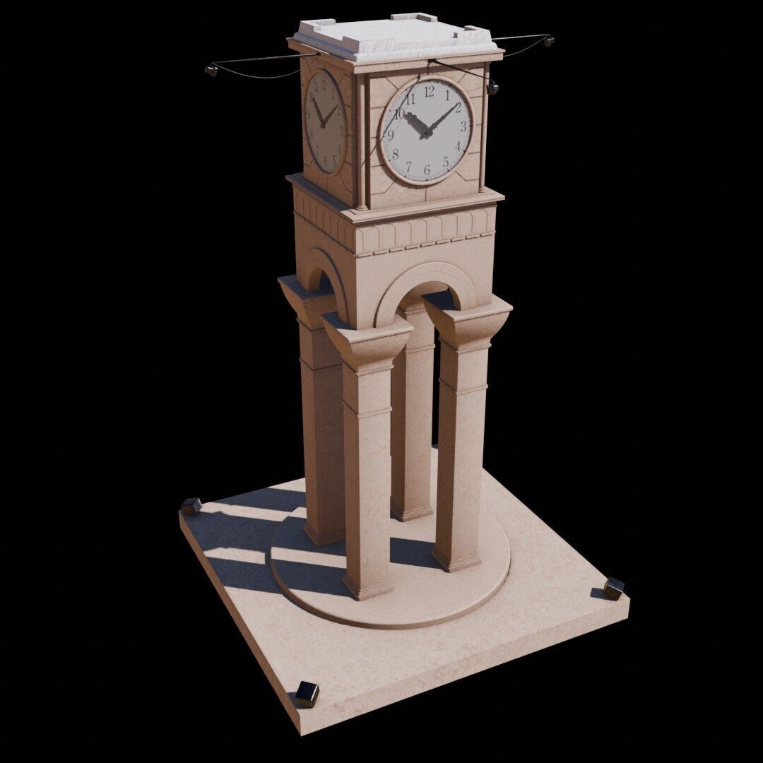 Syria Landmarks Low-poly 3D model_22