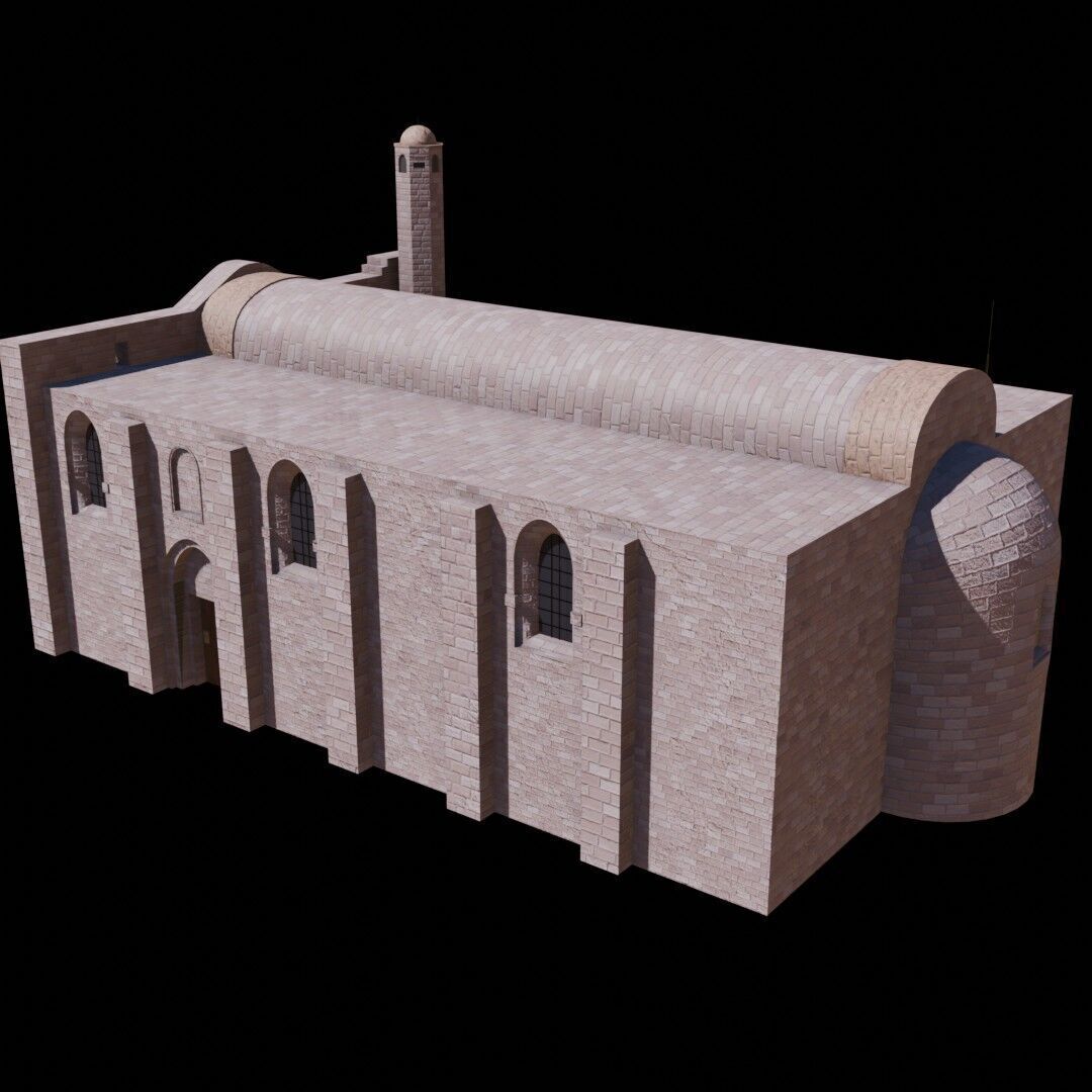 Syria Landmarks Low-poly 3D model_13