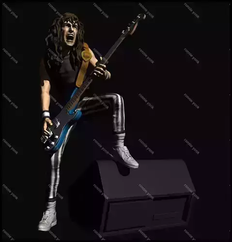  Steve Harris Iron Maiden 3d printing 3D print model