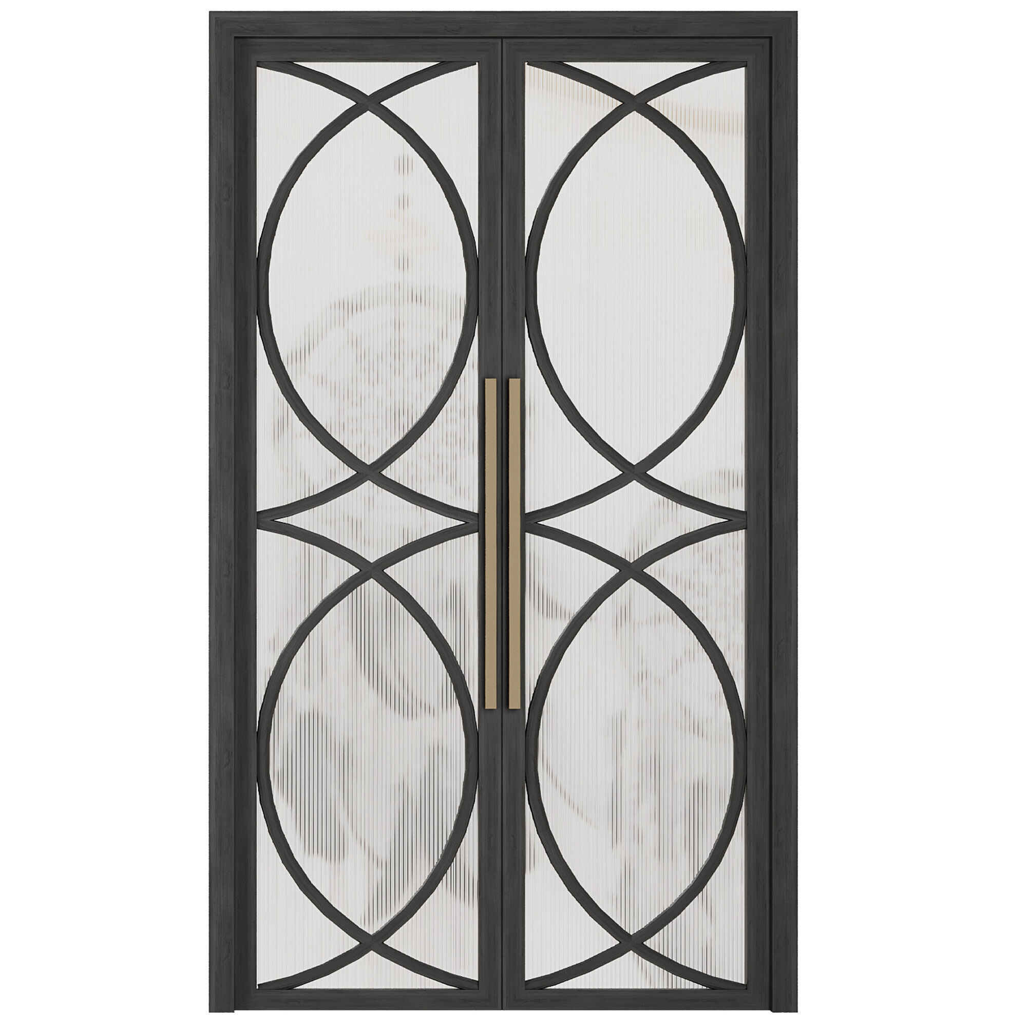 Entrance door set227 3D model_2