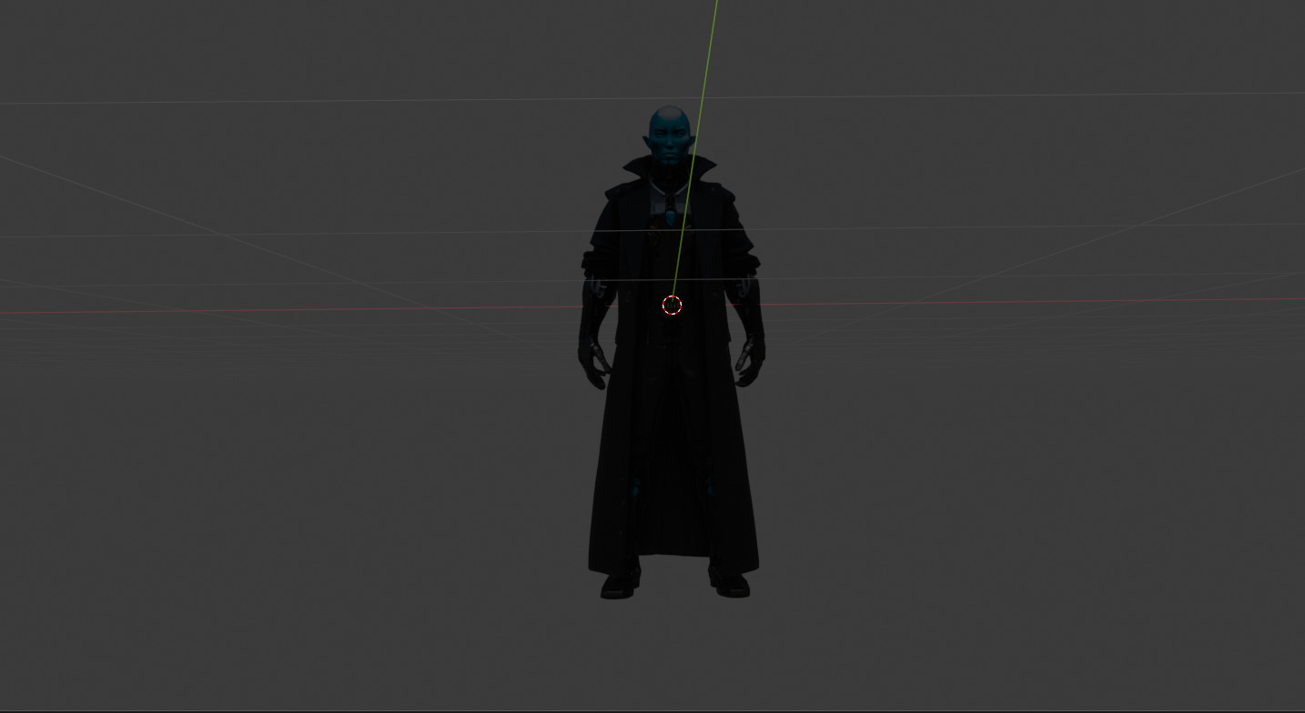 Cyber Elite Shadow blade 3D model_11