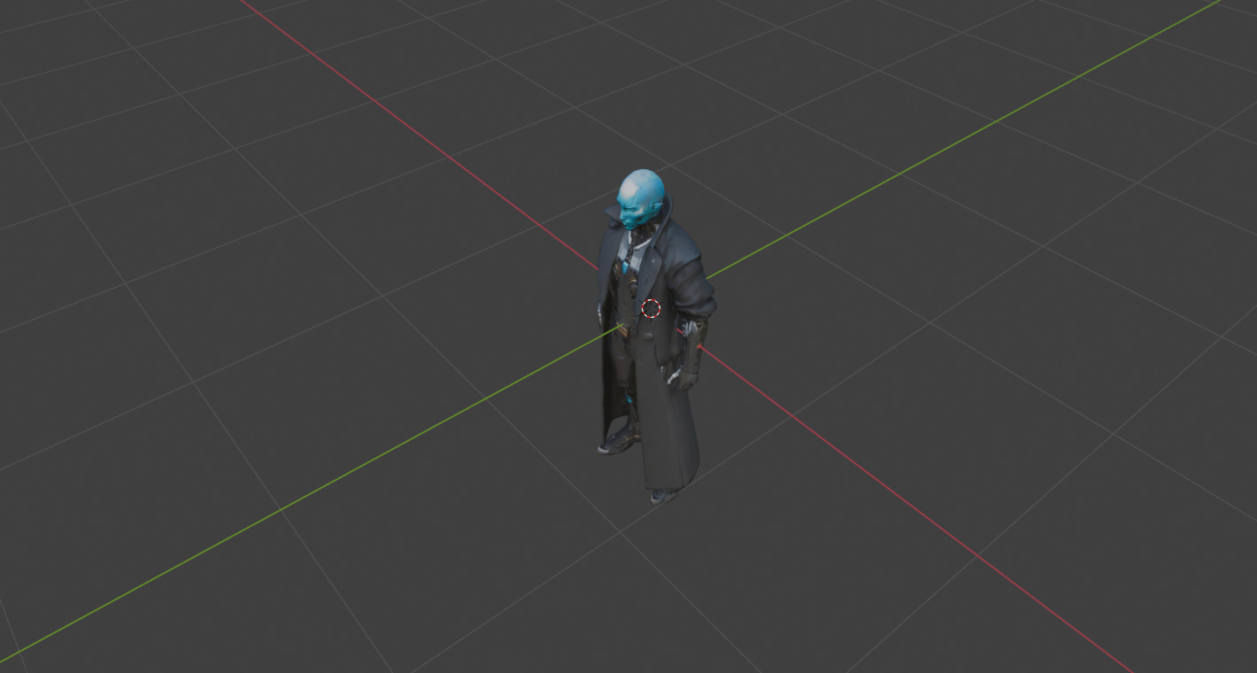 Cyber Elite Shadow blade 3D model_4