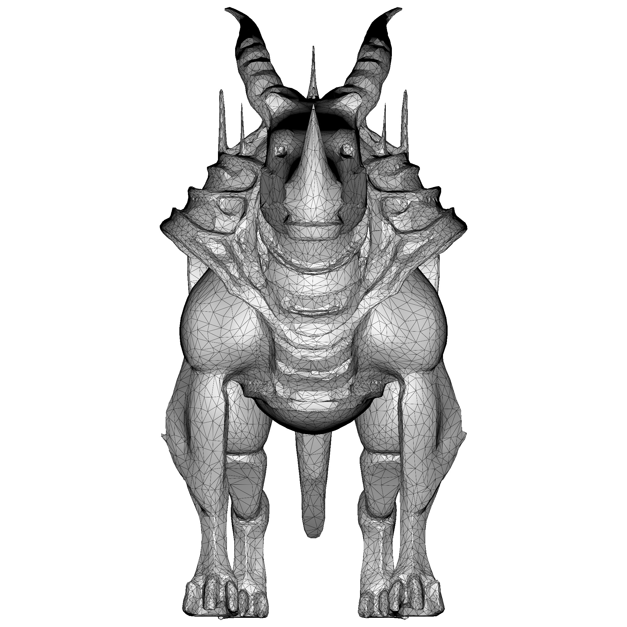 Armored Rhino Sentinel 3D print model_23