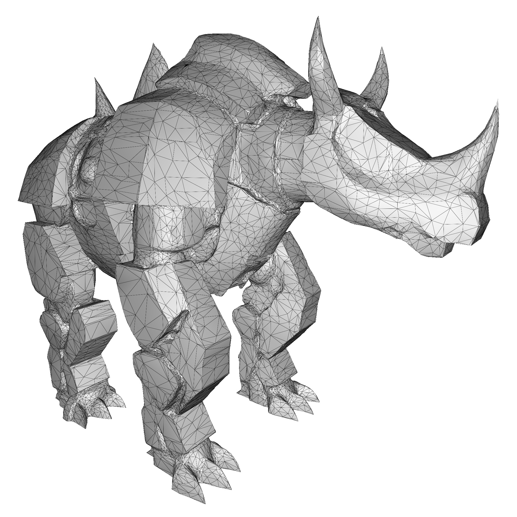 Armored Rhino Sentinel 3D print model_3