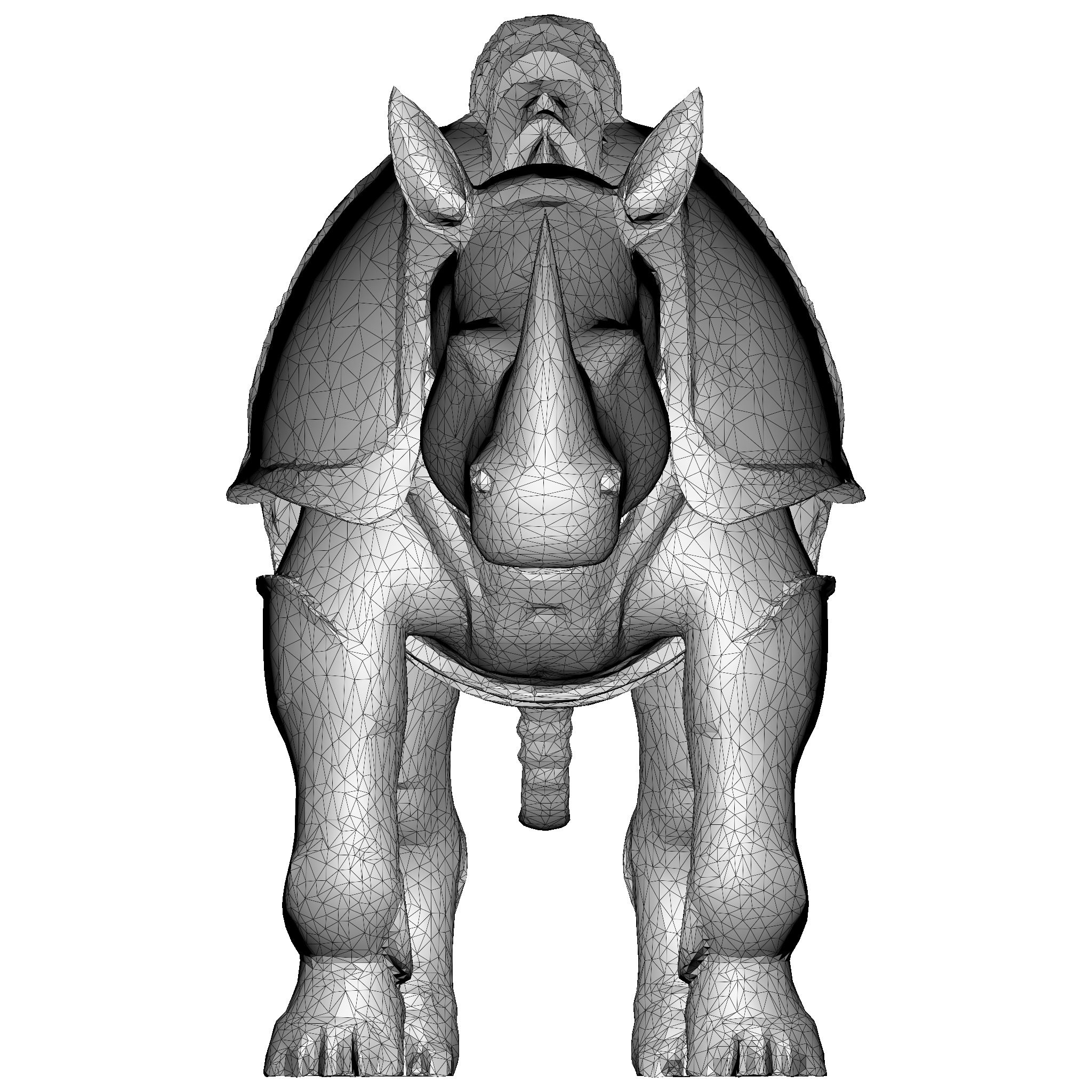 Armored Rhino Sentinel 3D print model_7
