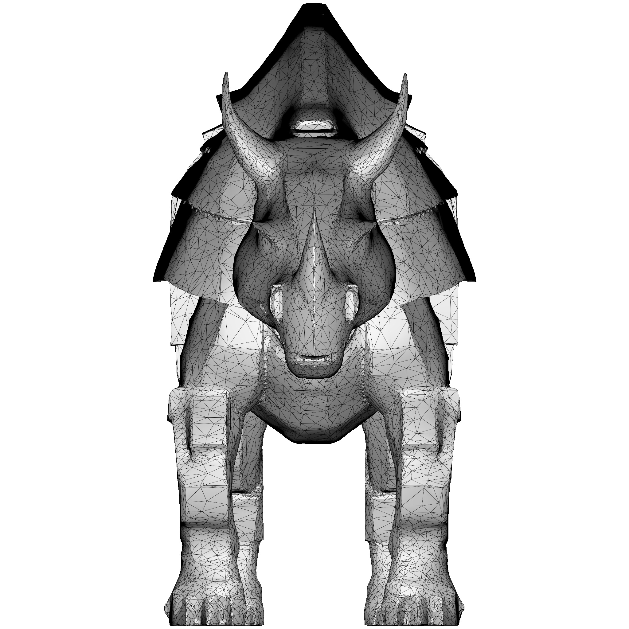 Armored Rhino Sentinel 3D print model_5