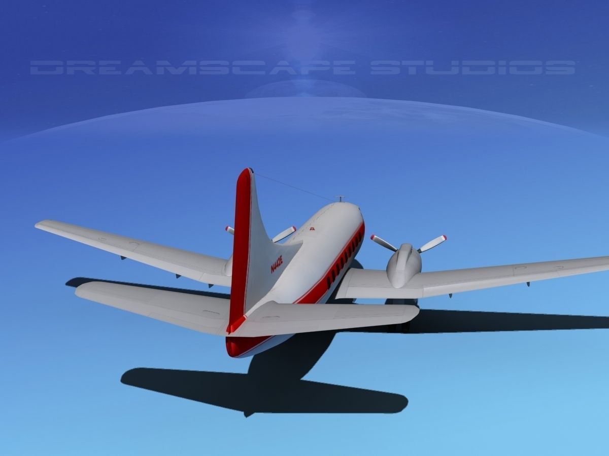 Martin 202 East Coast Flying Service 3D model_6