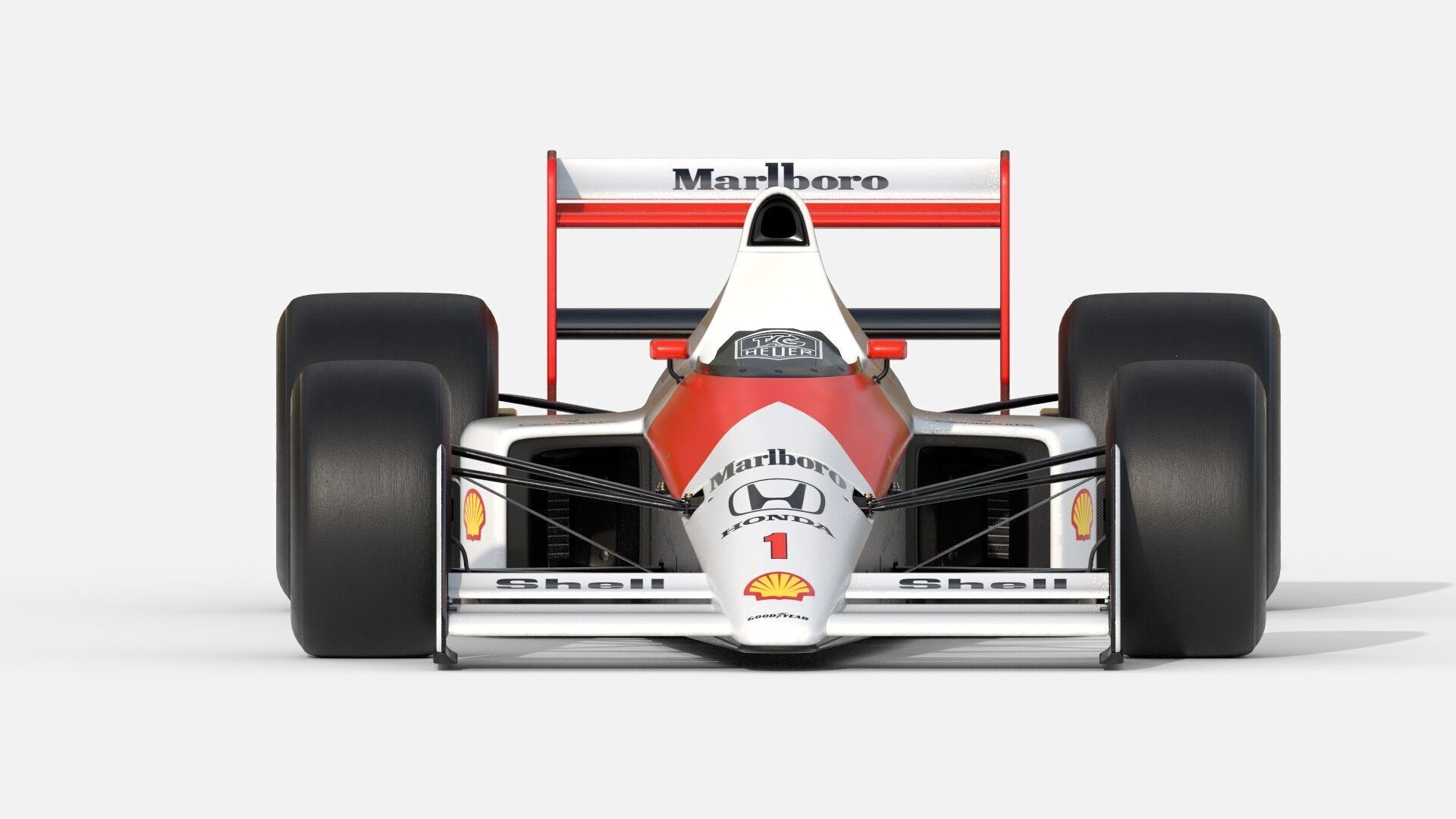 McLaren MP4-5 Free 3D model_17