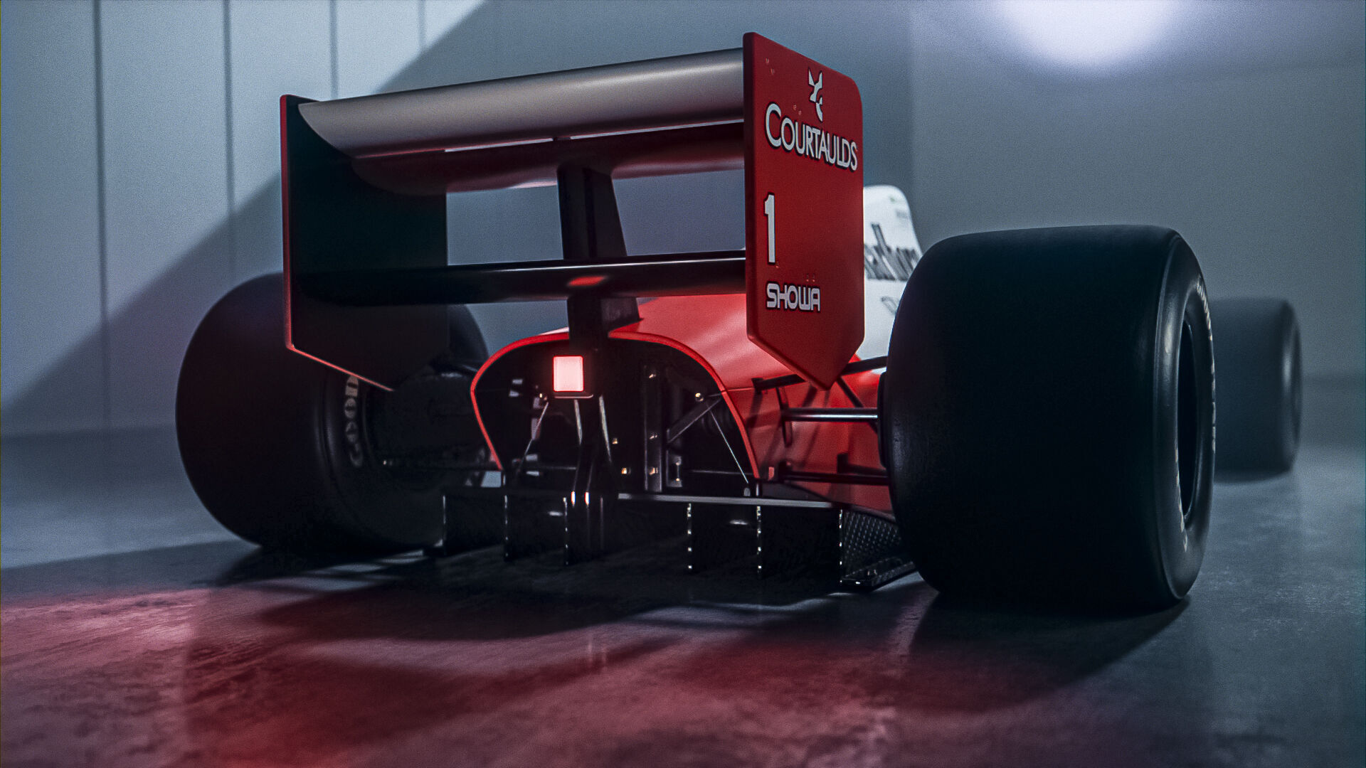 McLaren MP4-5 Free 3D model_2