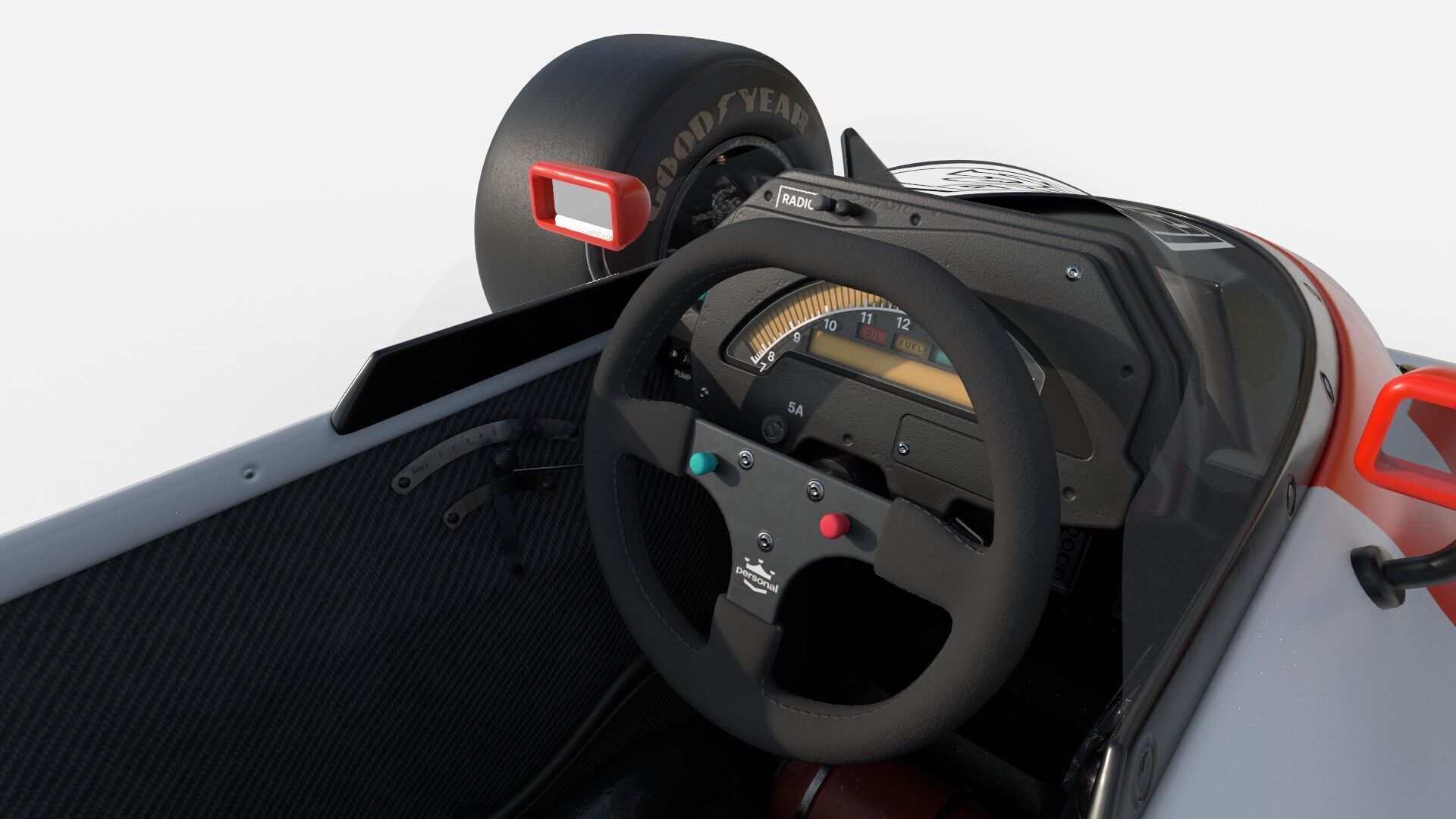 McLaren MP4-5 Free 3D model_13