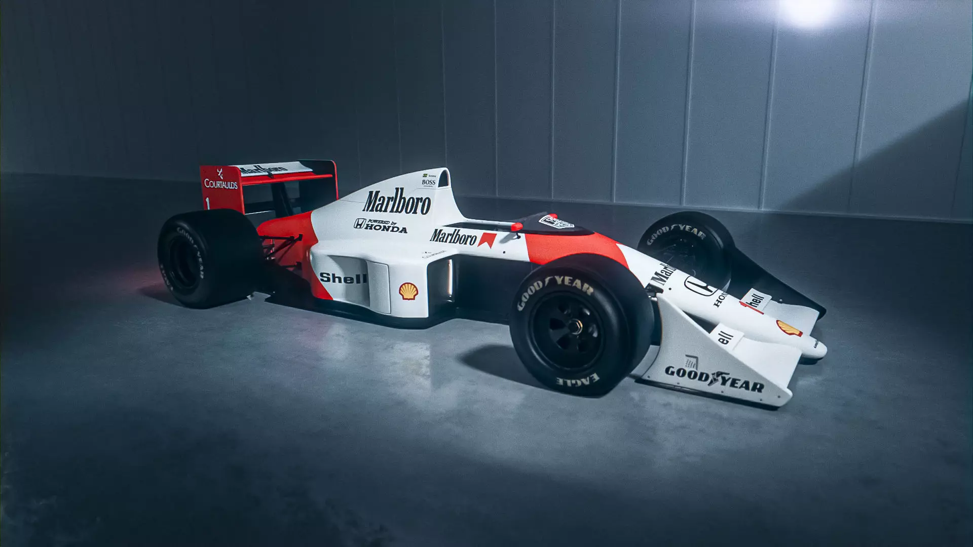 McLaren MP4-5 Free 3D model_0