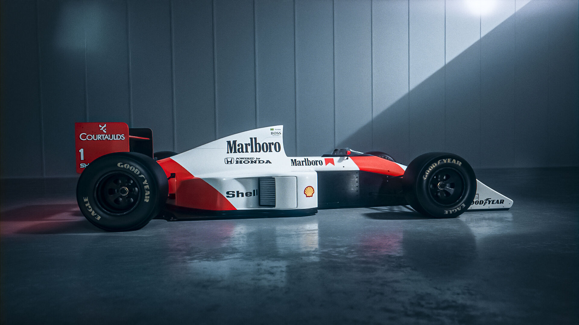 McLaren MP4-5 Free 3D model_1