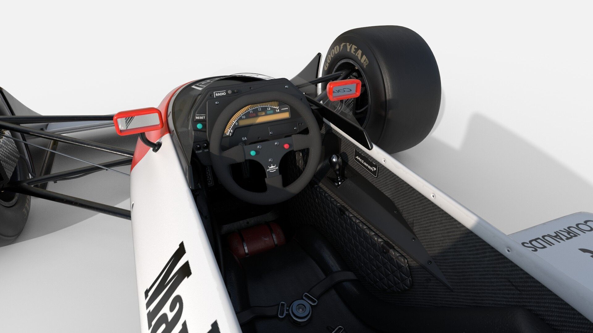 McLaren MP4-5 Free 3D model_12