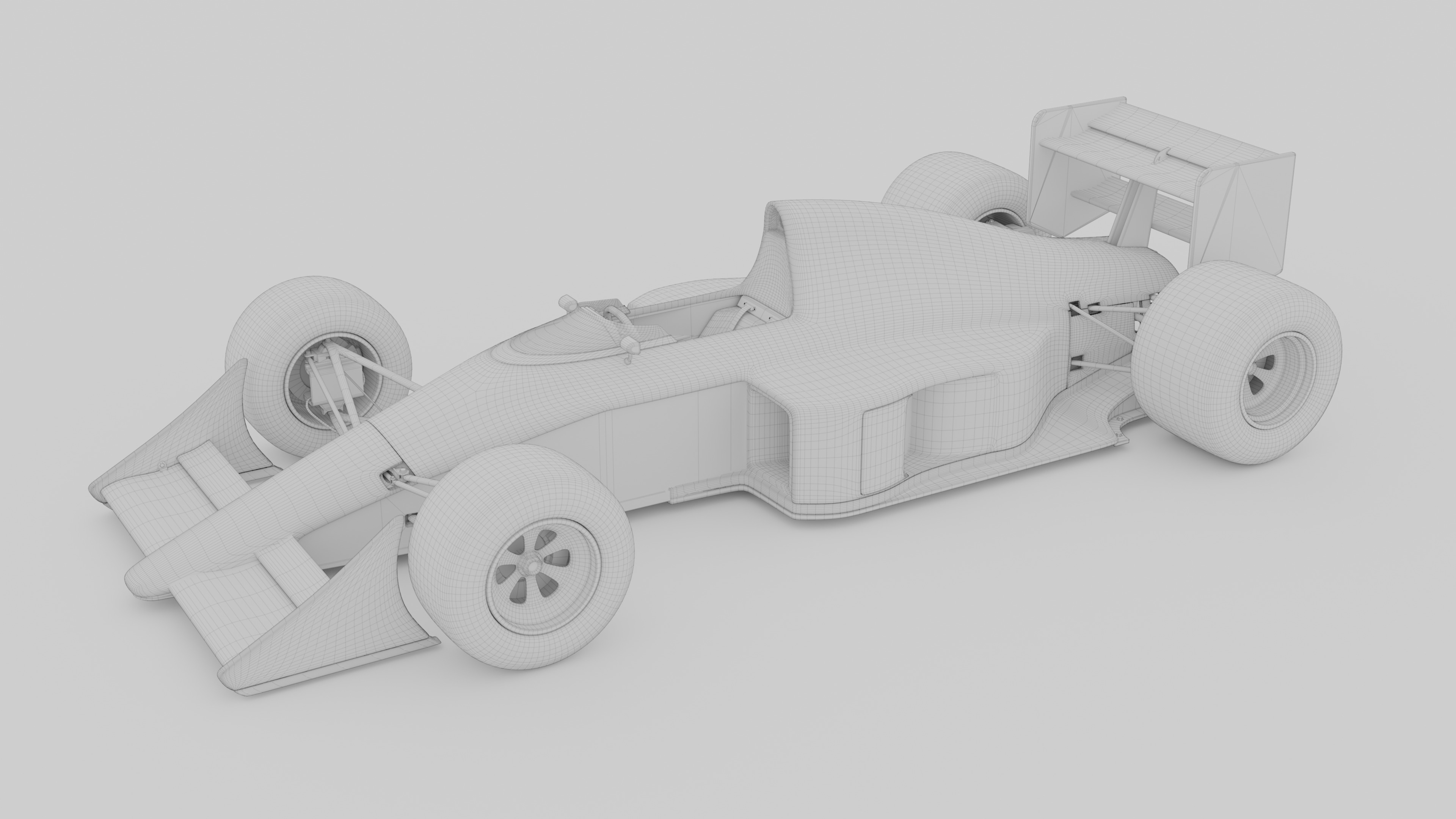 McLaren MP4-5 Free 3D model_18