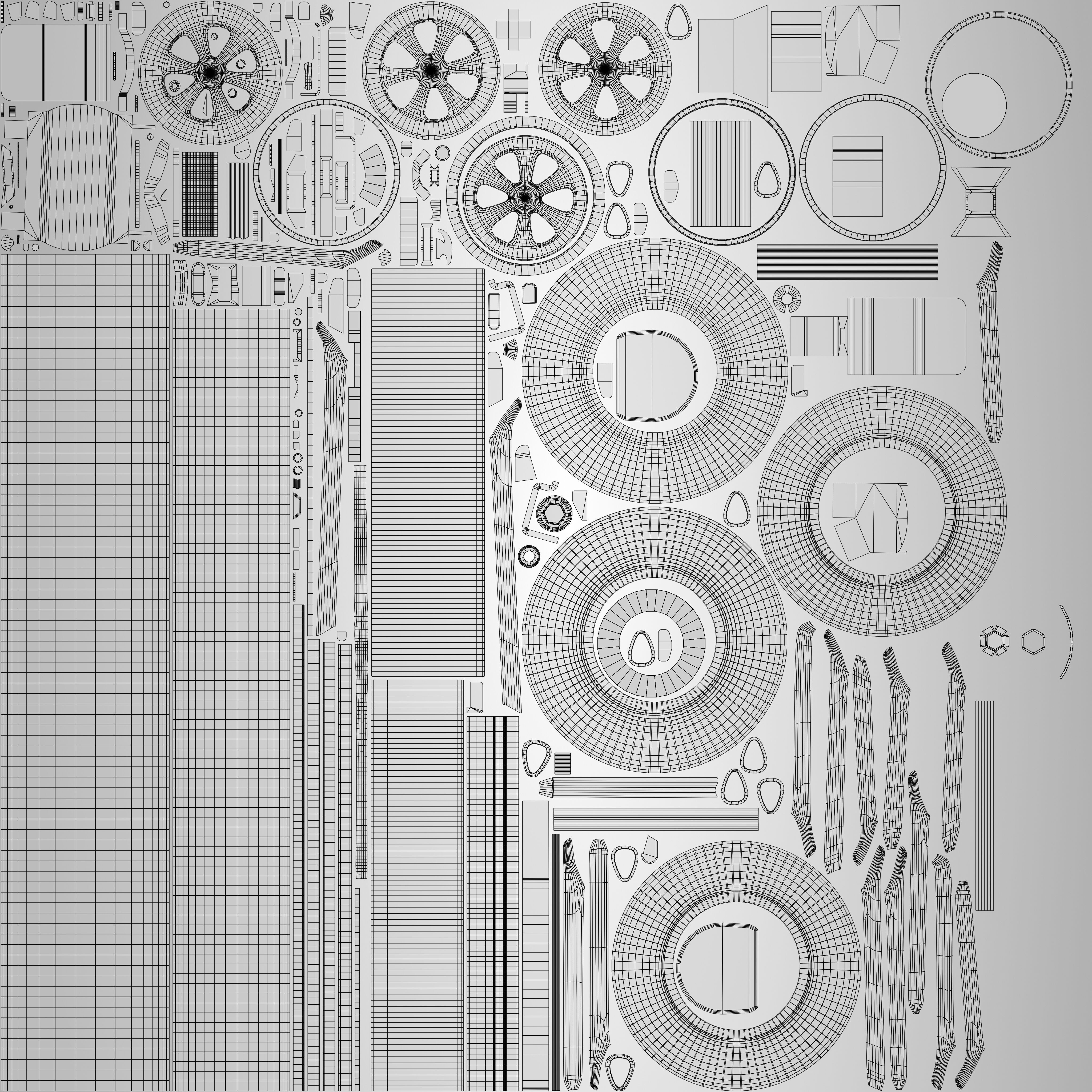 McLaren MP4-5 Free 3D model_22