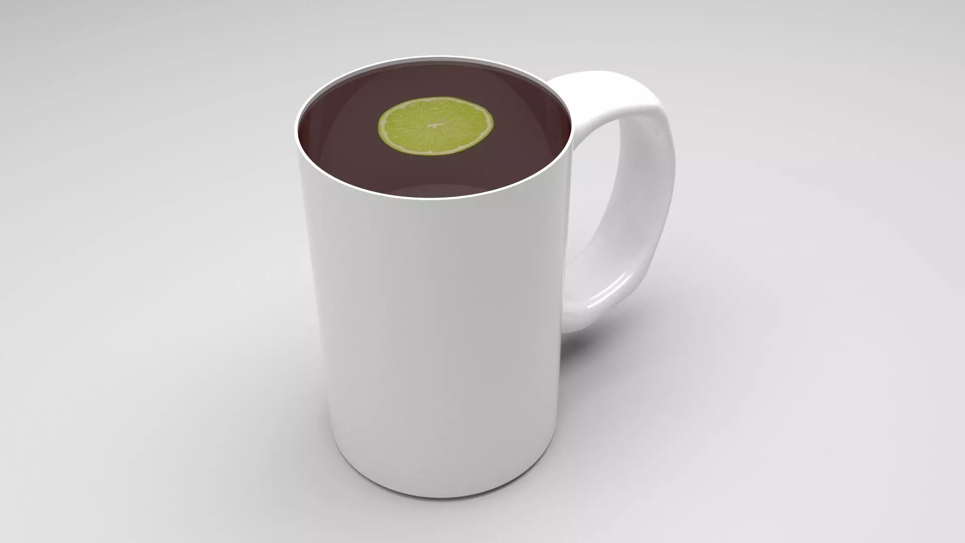 Tea With Lime 3D model