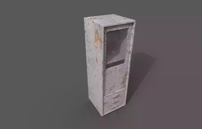 Old Modern Furniture 3D Model Low-poly 3D model