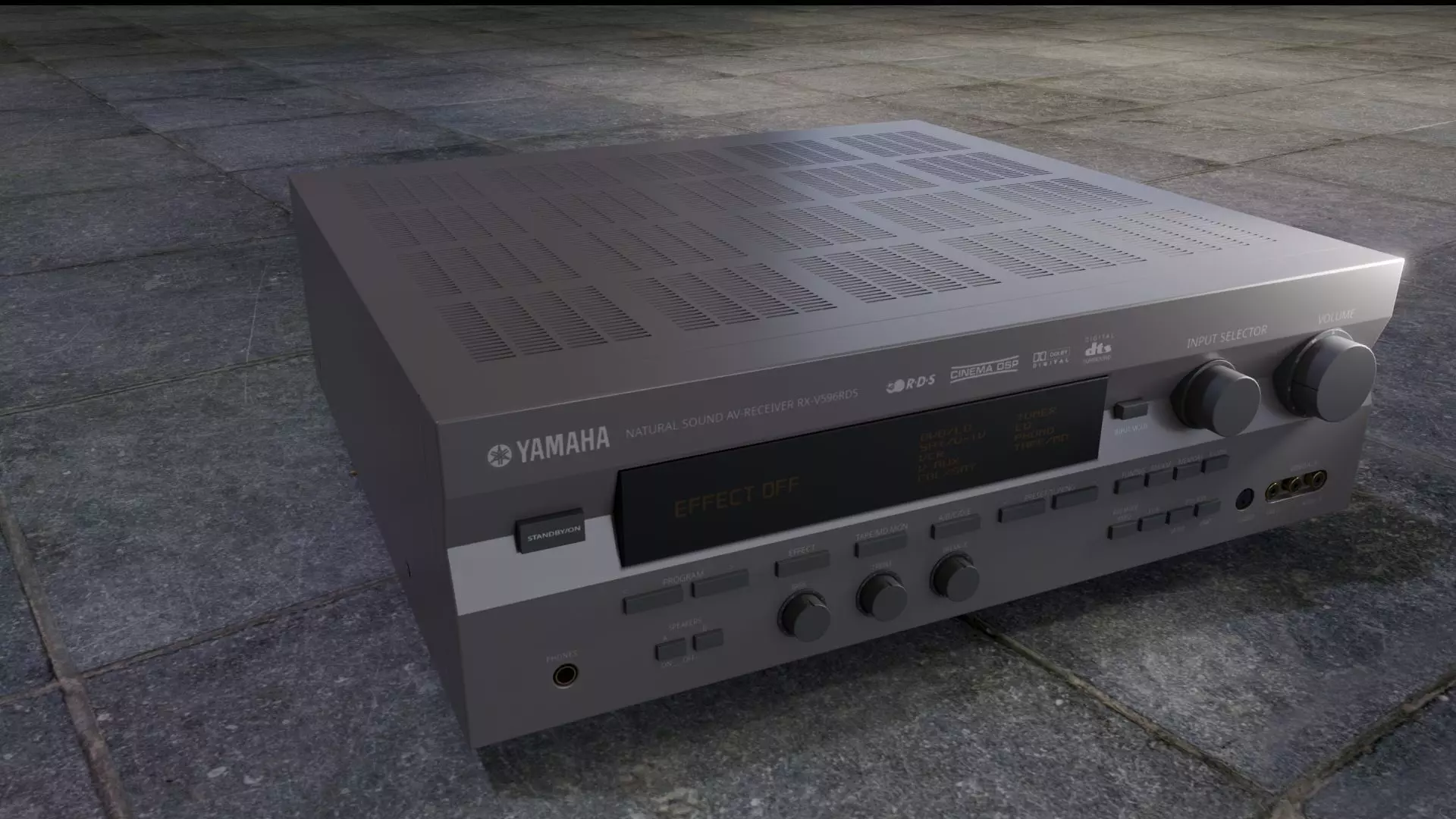 YAMAHA RXV596RDS RECEIVER 3D model_5