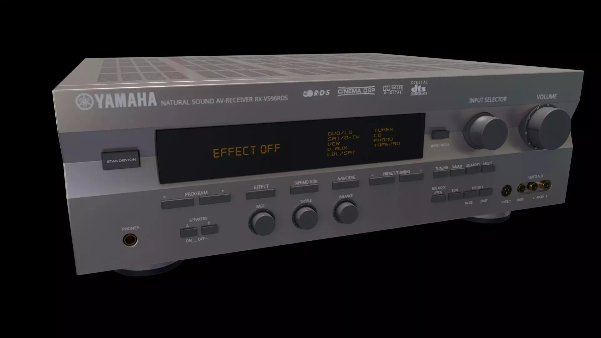 YAMAHA RXV596RDS RECEIVER 3D model_0