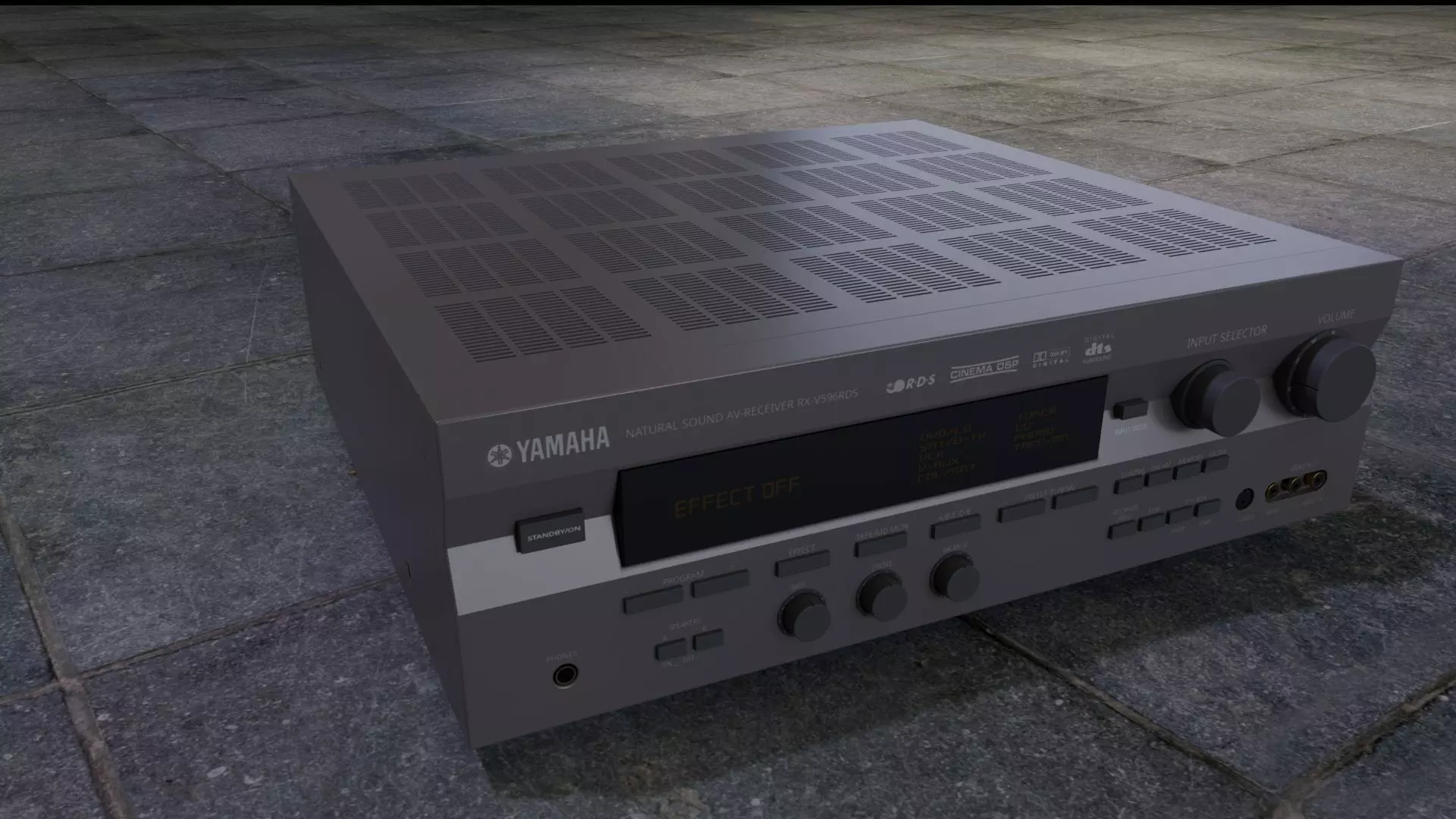 YAMAHA RXV596RDS RECEIVER 3D model_19