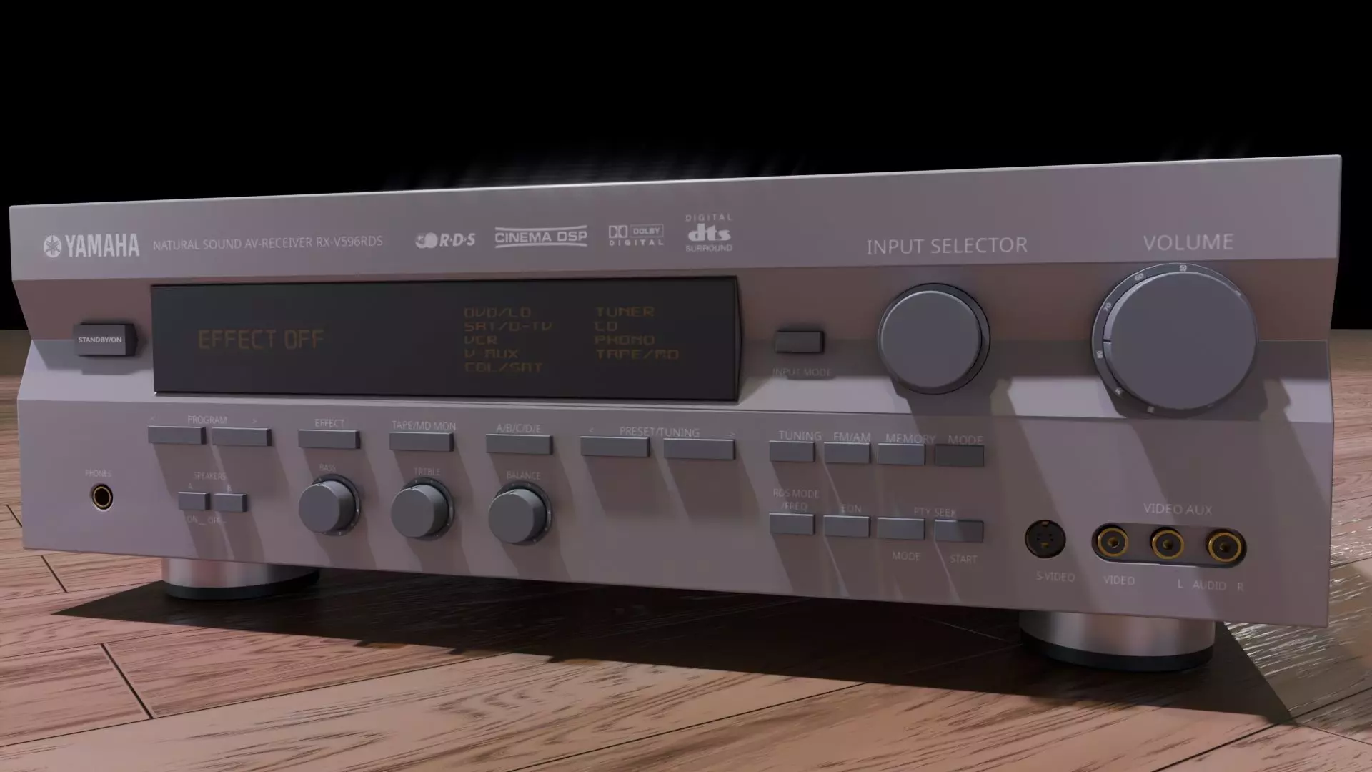 YAMAHA RXV596RDS RECEIVER 3D model_14