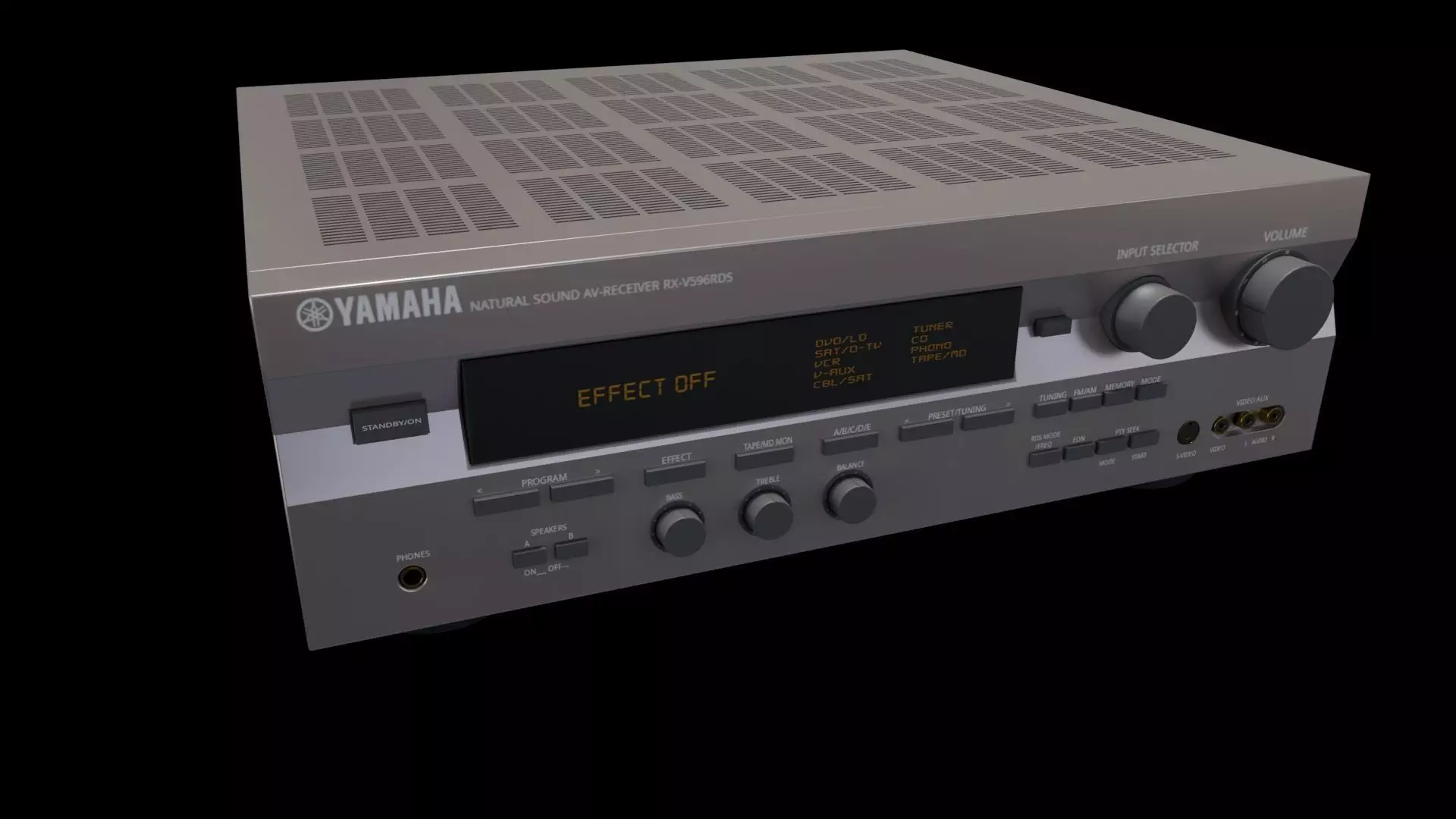 YAMAHA RXV596RDS RECEIVER 3D model_1