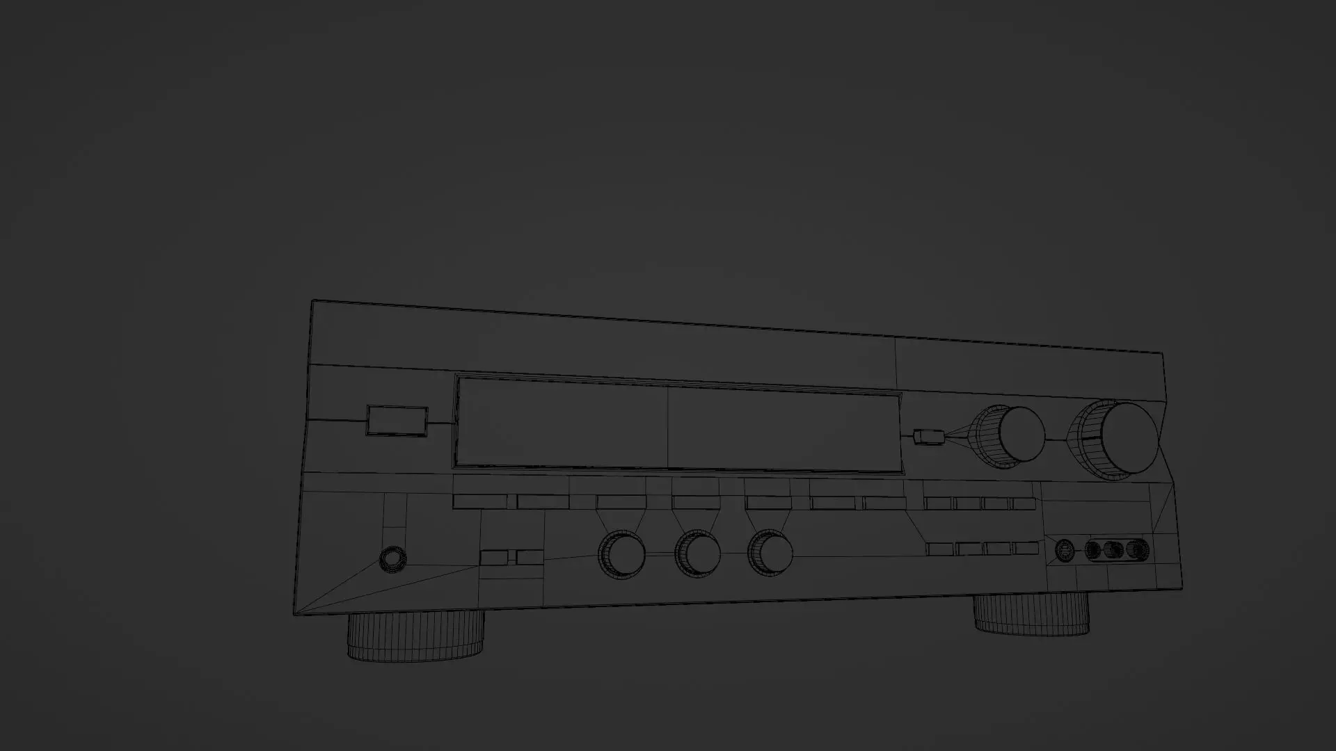 YAMAHA RXV596RDS RECEIVER 3D model_9