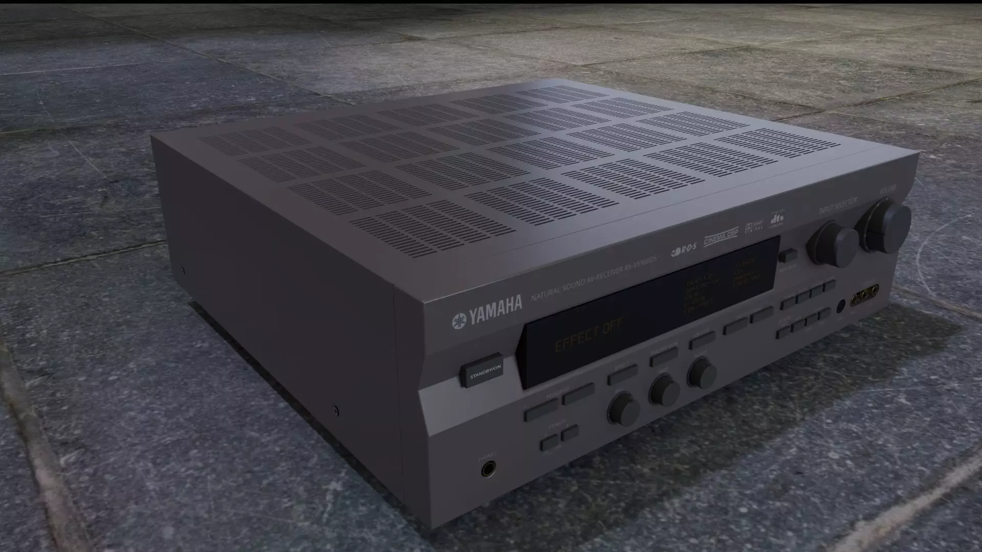 YAMAHA RXV596RDS RECEIVER 3D model_17