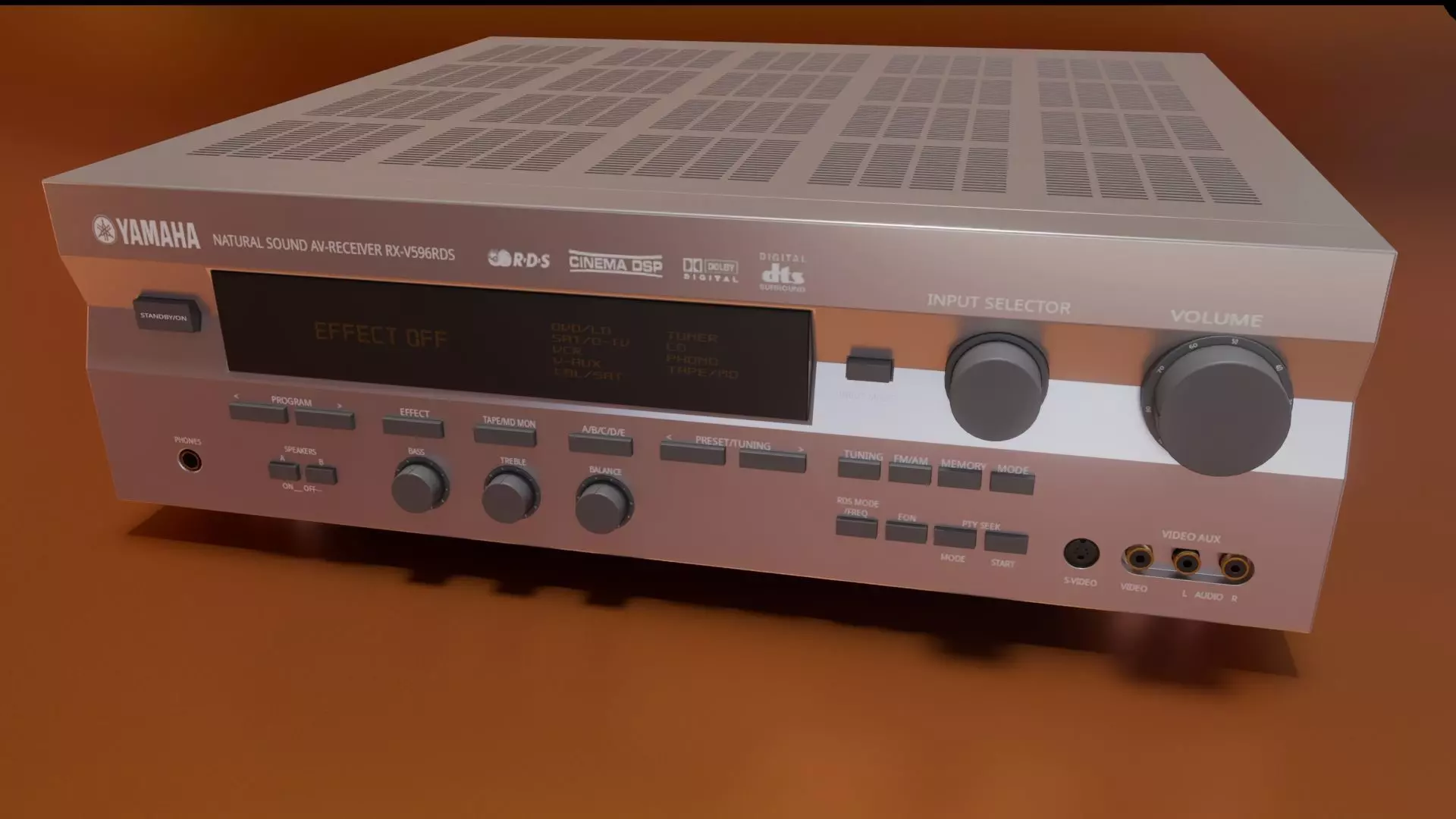 YAMAHA RXV596RDS RECEIVER 3D model_16