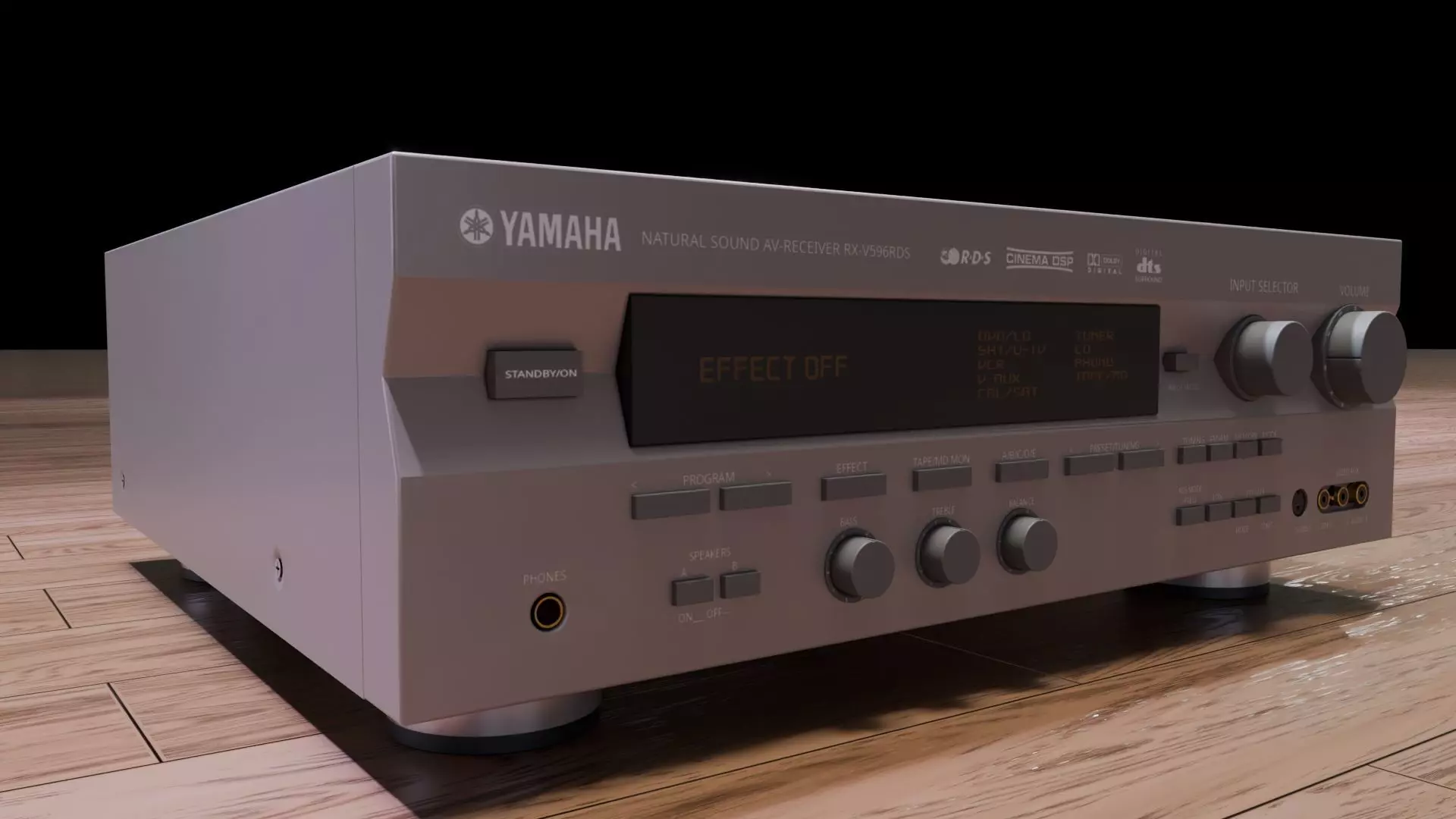 YAMAHA RXV596RDS RECEIVER 3D model_13
