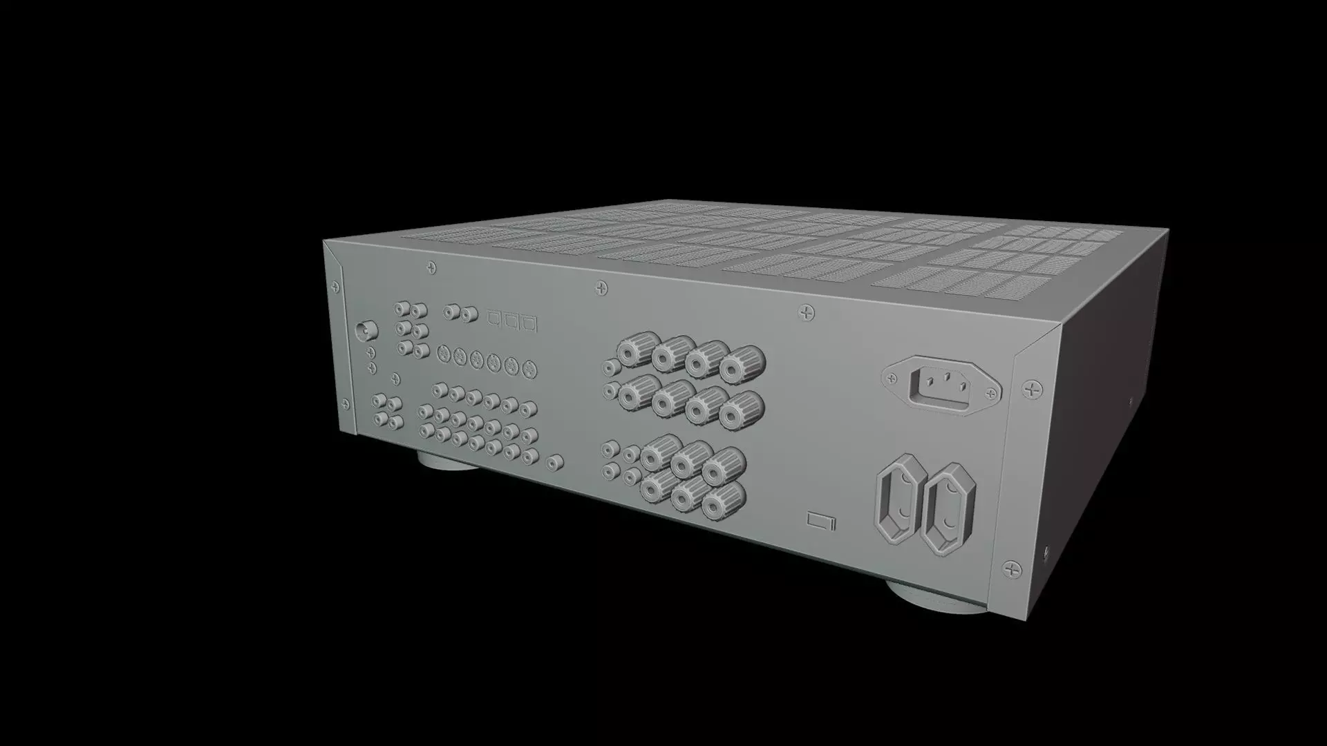 YAMAHA RXV596RDS RECEIVER 3D model_23