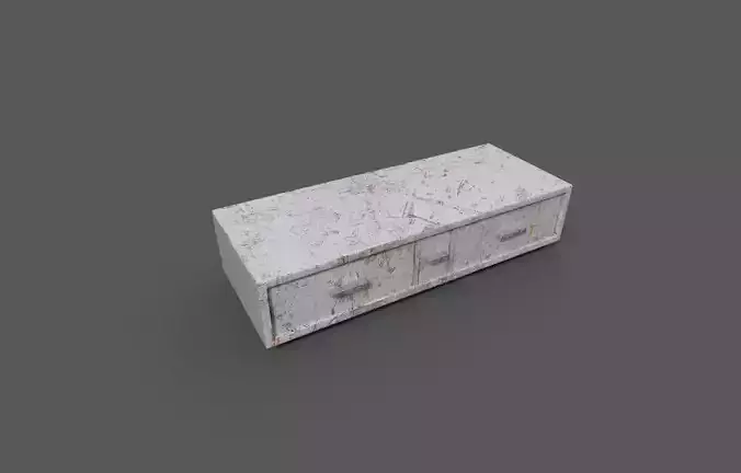 Old Modern Furniture 3D Model