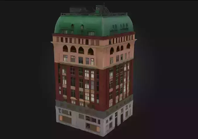 Dominion Building Model  Authority Cast in Stone and Steel