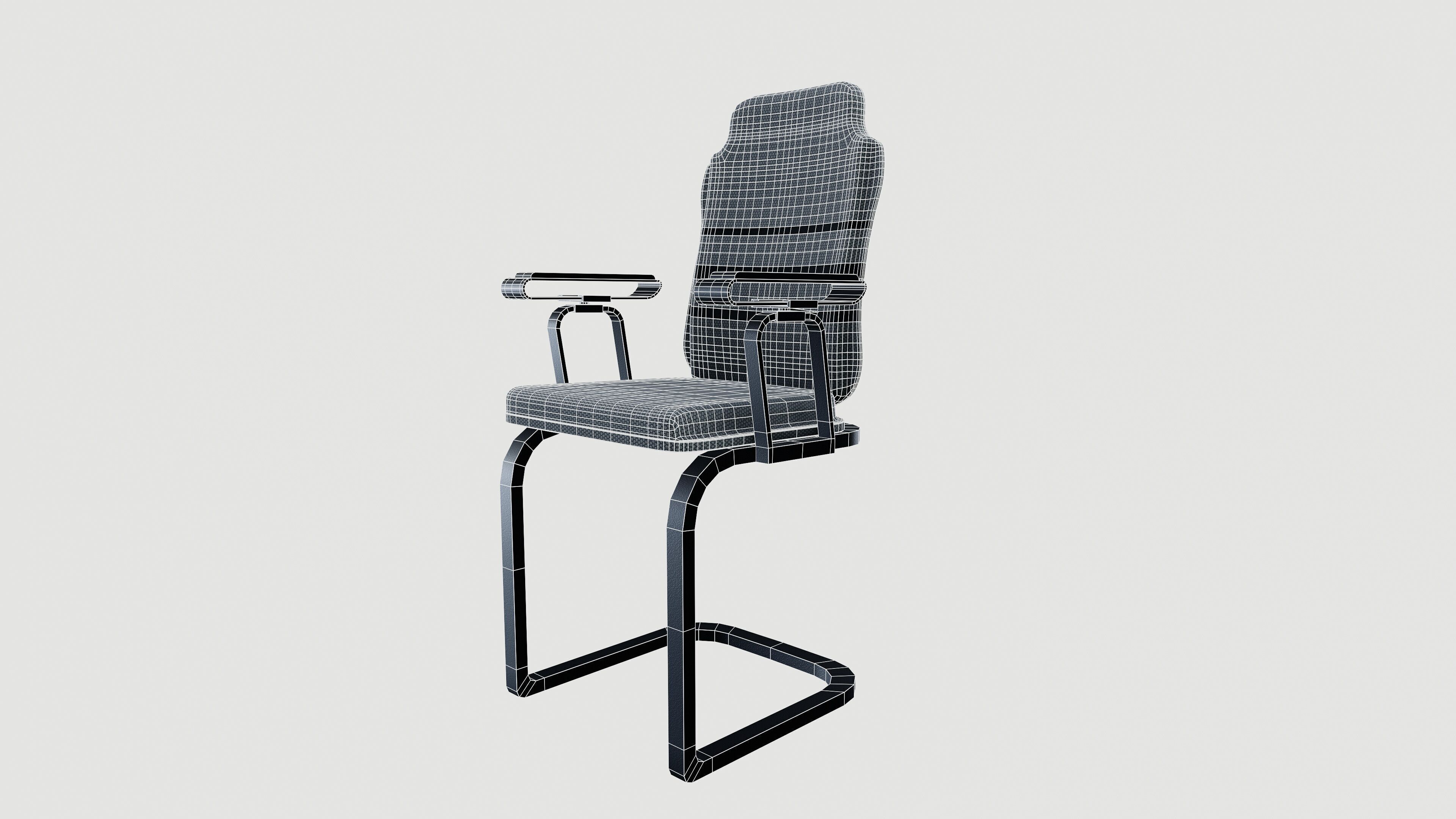Office Chair 3D model_8