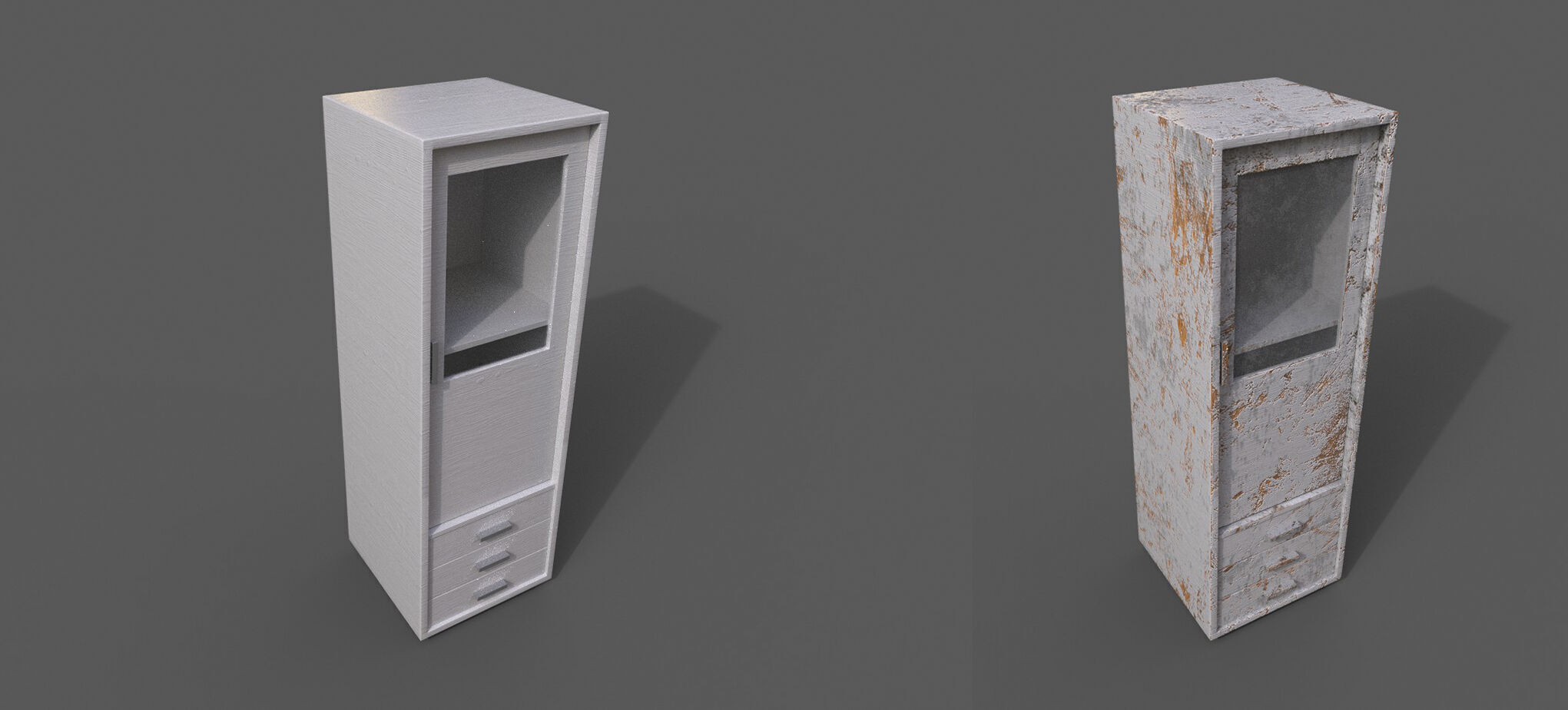 Set 2 Modern Furniture 3D Model Low-poly 3D model_41