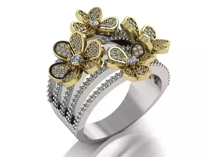 Jewelry Ring Gold Van Cleef